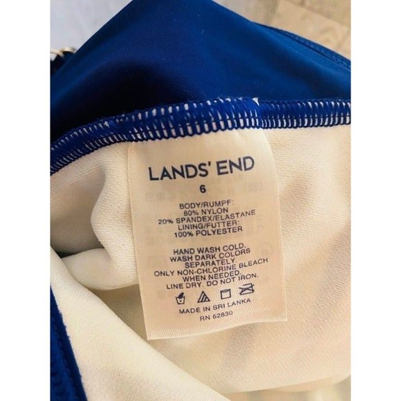 Land's End Girls Swim Suit NWOT Size 6 - Picture 4 of 4